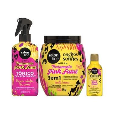 Imagem de Kit Salon Line Pink Fatal Crescimento e Tratamento