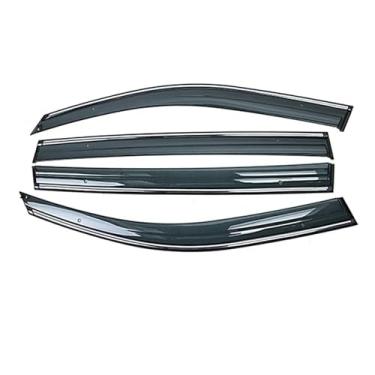 Imagem de GRJQRKHZ Defletor de janela lateral do carro para L&EXUS Es350 Xv40 2006-2012 Weathershied viseira de porta vento sol proteção chuva janela lateral defletores de vento