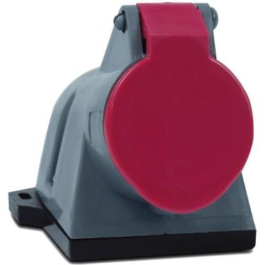 Imagem de Tomada De Sobrepor 3p+t 16a 200-250v - S4009 - Steck Tom Sob 3p+t16a 200-250v 9h Steck S-4009