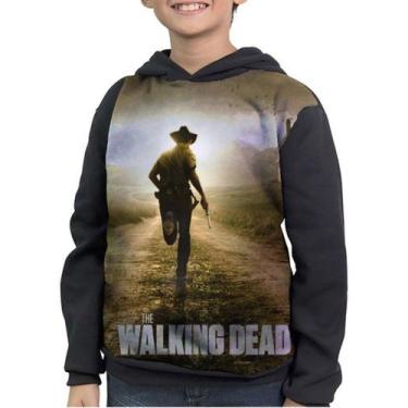 Imagem de Casaco Moletom Infantil The Walking Dead Rick Grimes - smoke, Preto, 6