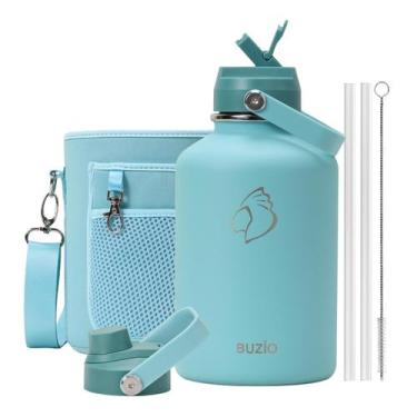 Imagem de Garrafa de água isolada BUZIO de meio galão 1,9 L com acessórios
