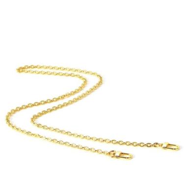 Imagem de Bolsa com alça de corrente, bolsa transversal, correntes douradas, 120