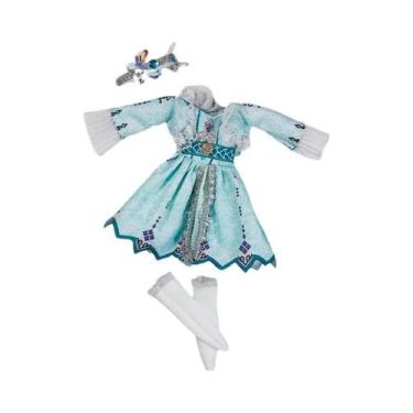 Imagem de Conjunto De Roupas Para Boneca BJD De 30CM, Vestido De Princesa E Maqu