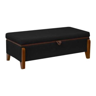 Imagem de Baú Organizador Puff Bali 140 cm Bouclé Para Quarto e Sala - SOFA STOR