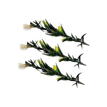 Imagem de simhoa 3x Miniaturas de de Milho, Modelo de Mini Cenário de Arbusto Simulado para Layout de Paisagem 1/35 1/32 1/48, Ferrovia