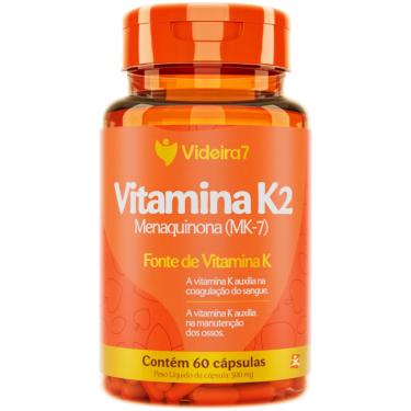 Imagem de VITAMINA K2 MENAQUINONA MK-7 1 CÁPSULA AO DIA 100% IDR 60 CÁPSULAS - VIDEIRA7