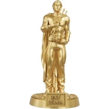 Imagem de Estátua Exu Brasa Umbanda Candomblé (Cor Ouro)