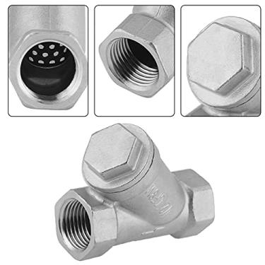 Imagem de AUNMAS Filtro de Bomba de Filtro de 1/2 Y de Aço Inoxidável para Aplicações de Baixa Poluição de água e Gás - Perfeito para Válvulas de Redução e Alívio de Pressão