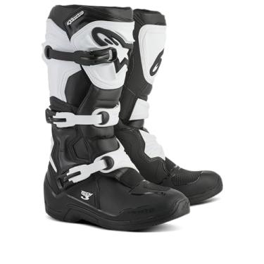 Imagem de Alpinestars Bota masculina de motocross Tech 3 2013018-12-7, preto/branco, 38