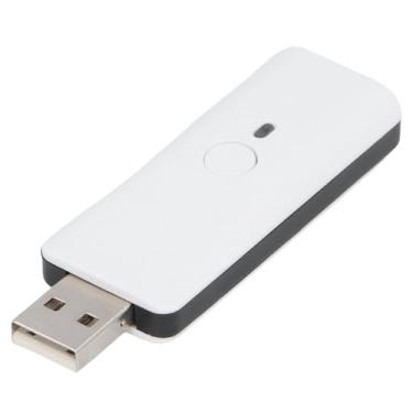 Imagem de Cryfokt Conversor de Adaptador de Controlador Sem Fio Suporta Turbo para Steam Deck, PC - Conveniência Plug and Play (Branco)