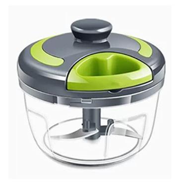 Imagem de Moedor manual de legumes, misturador de carne portátil para cozinha, restaurante, manivela, processador de alimentos, picador manual, moedor de carne, purê de alho, artefato