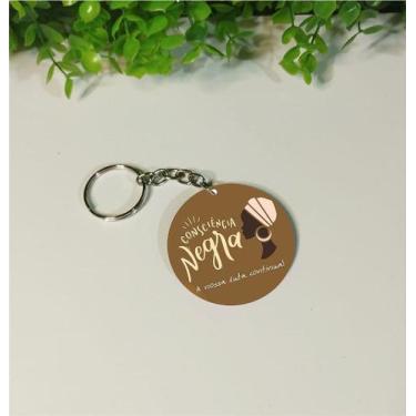 Imagem de Chaveiros em MDF Consciência Negra Personalizados - Modelo 2 - MDF Art
