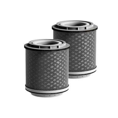 Imagem de AUPU Filtro HEPA de substituição genuíno para combinação de purificador de ar e umidificador C1, filtro HEPA de filtragem de partículas de 99,97% com carvão ativado de alta eficiência para odores de