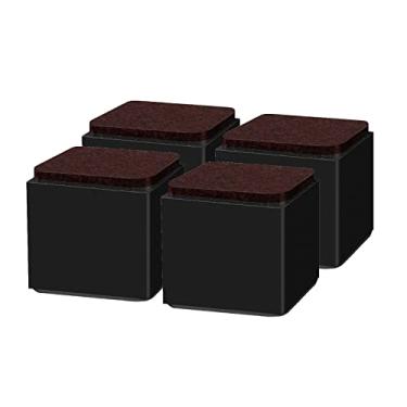 Imagem de Risers de Cama E Móveis Autoadesivos, Elevadores de Móveis de Elevação Risers de Cama de Aço Para Móveis Peos Ou Camas Risers de Mesa de Cadeira de Móveis Autoadesivos