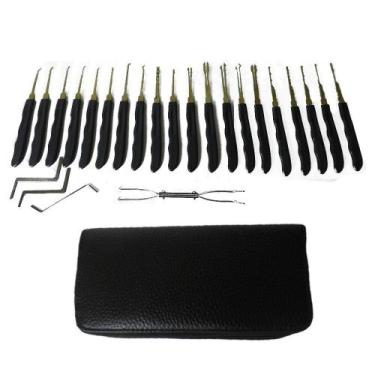 Imagem de Jogo de 24 Chave Micha Para Abrir Fechaduras Cadeados Porta de Carro e