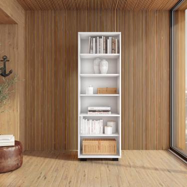 Imagem de Estante Livreiro Modena Branca