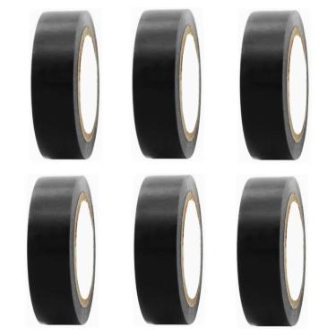 Imagem de Fita Isolante 17mm 9 Metros 6 Unidades
