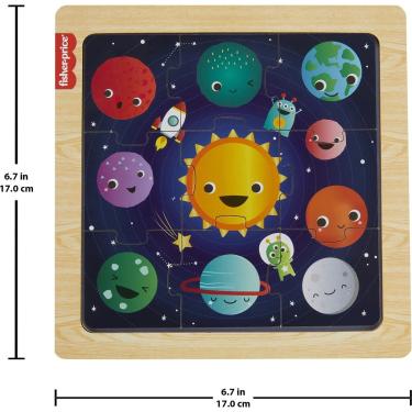 Imagem de Meu Primeiro Quebra-cabeca de Madeira - Sistema Solar MATTEL