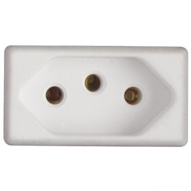 Imagem de Interruptor E Tomada 20a Liz Bege Tramontina Completo Pronto Tramontina