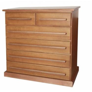 Imagem de Cômoda 1,00 X 53 X 1,20 - Madeira Maciça - Móveis De Gramado - Castanho