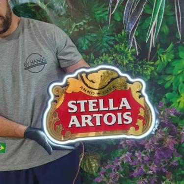 Imagem de Painel Cerveja Stella Artois Em Acrílico 50cm C/controle - By hands de