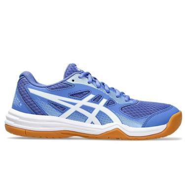 Imagem de Tênis Asics Upcourt 5 Feminino Azul E Branco Cor:;Tamanho:36;Gênero:Mulher-Feminino