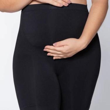 Imagem de Calcinha Loba Boxer Gestante Sem Costura 40330-001, Preto, GG