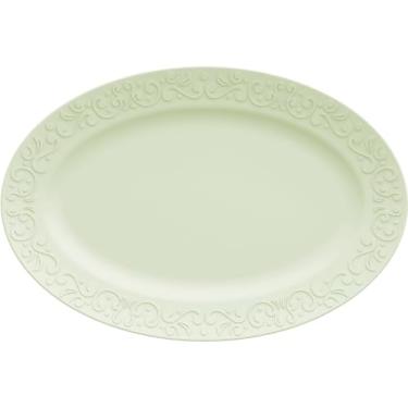 Imagem de Germer, Travessa oval em porcelana, modelo Tassel, refratária, Rasa G, Verde