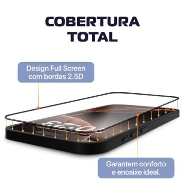 Imagem de Película Premium Blindagem de Tela HD Proteção de Verdade Anti-impacto Para iPhone Fácil Aplicação (iPhone 12 / iPhone 12 PRO)
