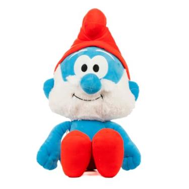 Imagem de Franco The Smurfs Pai Smurfs Roupa de cama Smurfs Super Macia Aconchegante Cuddle Buddy (Produto Licenciado Oficial)