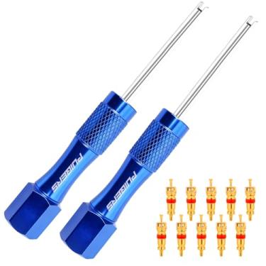 Imagem de Ferramenta de remoção magnética do núcleo da válvula Schrader: Extrator de haste de válvula de pneu de aço inoxidável para fácil manutenção do pneu