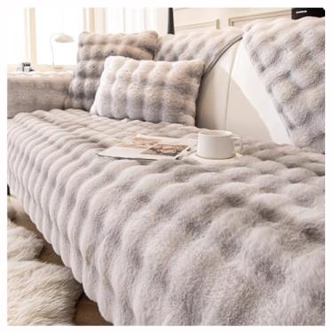 Imagem de SPXMQSS Capa de sofá para secional, capas de assento de sofá, universais antiderrapantes de canto, capas de sofá em formato de L, capas de almofada de sofá para sala de estar E 90 x 160 cm