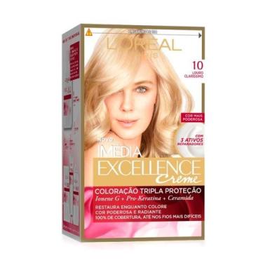 Imagem de Tintura Imedia Coloração Creme Louro Claríssimo 10.0 - Imédia