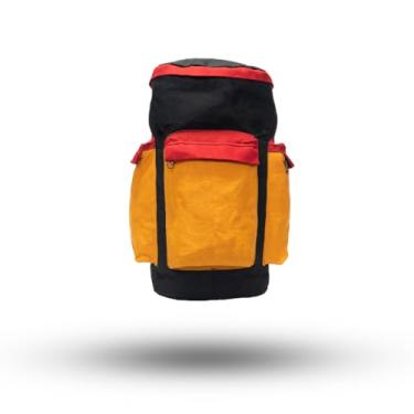 Imagem de Mochila Ferramental, 50 Litros, Preto/Amarelo/Vermelho.
