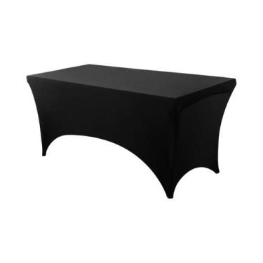 Imagem de Toalha De Mesa De Spandex Elástica Lavável E Resistente a Rugas Para E