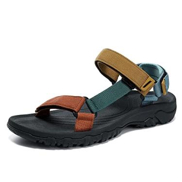 Imagem de Muboliy Sandálias Masculinas Esportivas Para Caminhada, Entressola De Espuma Eva Para Áreas Externas Com Suporte De Arco, Calçado Aquático, Sandália De Praia