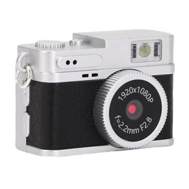 Imagem de Tbest Câmera Digital Com Chaveiro Pequeno 20MP 1080P Filmadora para Atividades Ao Ar Livre (Preta)