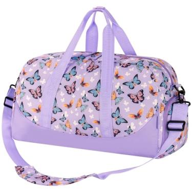 Imagem de Choco Mocha Bolsa infantil para meninas, Borboleta-violeta