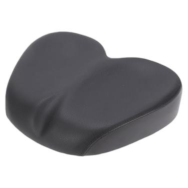 Imagem de SUNGOOYUE Assento de Bicicleta Sem Nariz, Couro PU à Prova de água, Almofada de Sela Ampla E Confortável Com Molas de Absorção de Choque para Bicicletas Elétricas Cruiser E de Exercício