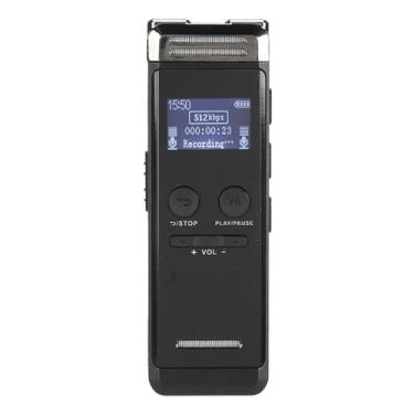 Imagem de aqxreight Gravador de Voz Digital 32GB Multifuncional Liga de Zinco Gravador de Voz Digital Compacto Excelente Gravação que você Ouve Taxa Suporta de Som até Amostra Este 1536Kbps