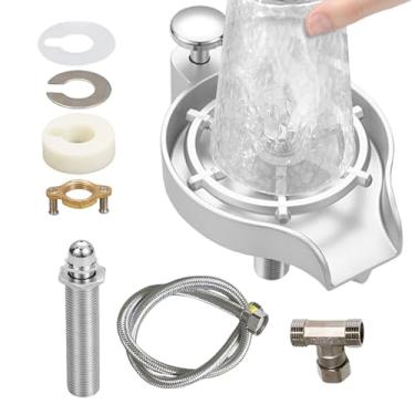 Imagem de Enxaguador de Copos,Acessórios de Cozinha em Aço Inoxidável de Alta Pressão - de Garrafas para Balcão de Cozinha - para Casa Hotel Restaurante Apartamento Negócios de Aluguer e Padarias