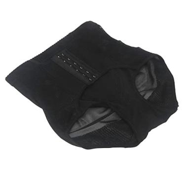 Imagem de aqxreight Roupa íntima Pós-parto 6 Fileiras Gancho e Olho Ergonômico Absorvente de Umidade Calcinha Seção C para Mulheres Grávidas Preta L e Fechamento para Garantir a Cintura do Corpo Fechamento Pós-parto Este e (XL)
