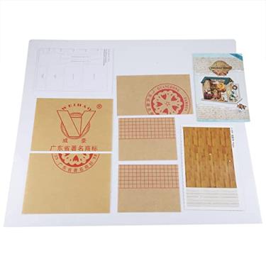 Imagem de Generic Brinquedo de Casa DIY para Crianças Com Estilo retrô Americano, Luz LED, Material Seguro e Ecológico, Desenvolve Habilidades Práticas para Crianças, Adequado para Famílias e, Plástico de