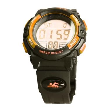Imagem de Generic Relógios Eletrônicos, Relógio Luminoso Esportivo Ao Ar Livre, Cronometragem Precisa, Pulseira Impermeável de 50m Pu para Crianças (Ouro)