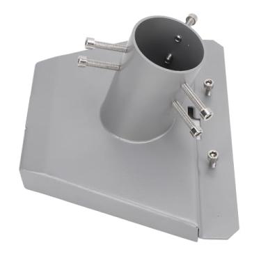 Imagem de Akozon Adaptador de Tubo de Antena Parabólica de Aço Inoxidável – Placa de Montagem Gen 3 V3 para Instalação Em Telhado Com Rotação de 360° e Inclinação de 20°