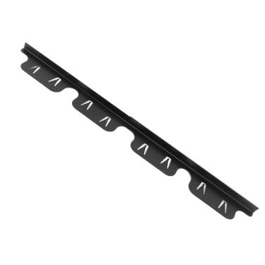 Imagem de KUIDAMOS Tampa de Fenda de Fogão de Aço Inoxidável, Ajustável, Máquina de Lavar Louça, Guarda de Enchimento Seguro para Limpeza de Cozinha, Preto, 2 Pares