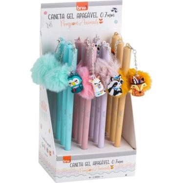 Imagem de Caneta GEL Divert GEL Animals Apagável 0.7MM (S) BRW Caixa com 12 Unid