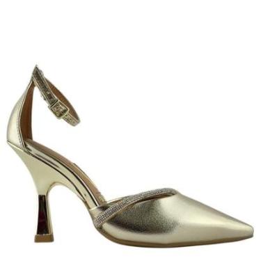 Imagem de Sapato Vizzano Feminino Salto Alto Fino Fecho por Fivela-Feminino