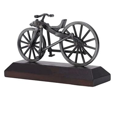 Imagem de KIMISS Ornamento de Modelo de Bicicleta - Simulação de Bicicleta Em Liga DIY para Decoração de Casa e Escritório, para Colecionadores e Ideias de Presentes Exclusivas