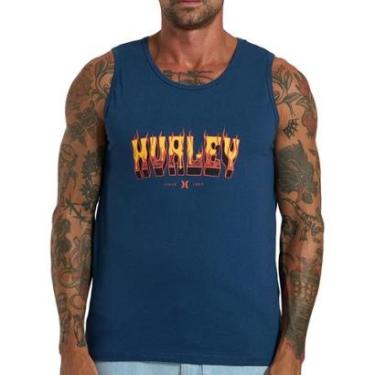 Imagem de Regata Hurley Flame SM26 Masculina-Masculino